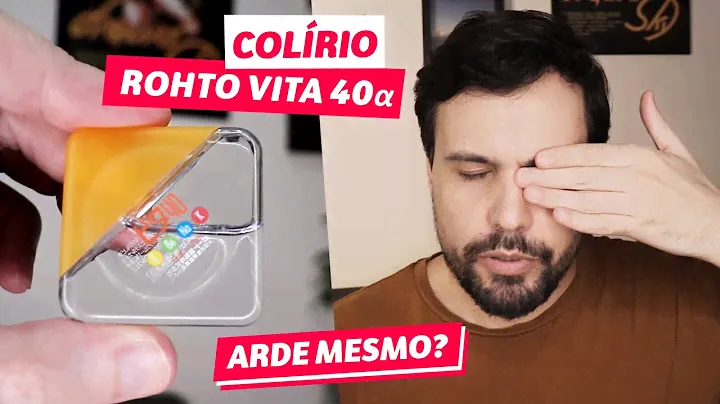 RESENHA COLÍRIO JAPONÊS Rohto Vita 40 Alpha