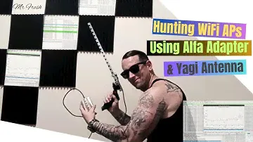 Hunting WiFi APs Using Alfa Adapter & Yagi Directional Antenna
