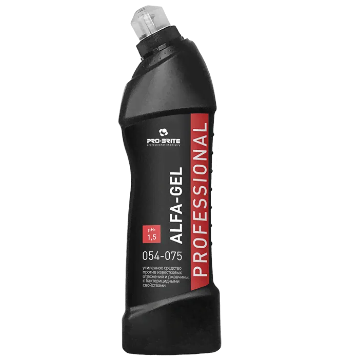 ALFA-GEL (Альфа-Гель) 0,75л. Средство с дезинфиц. эфф-ом п/известковых отложений и ржа (054-075)-0