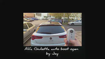 Automatic boot / trunk opening for alfa Giulietta