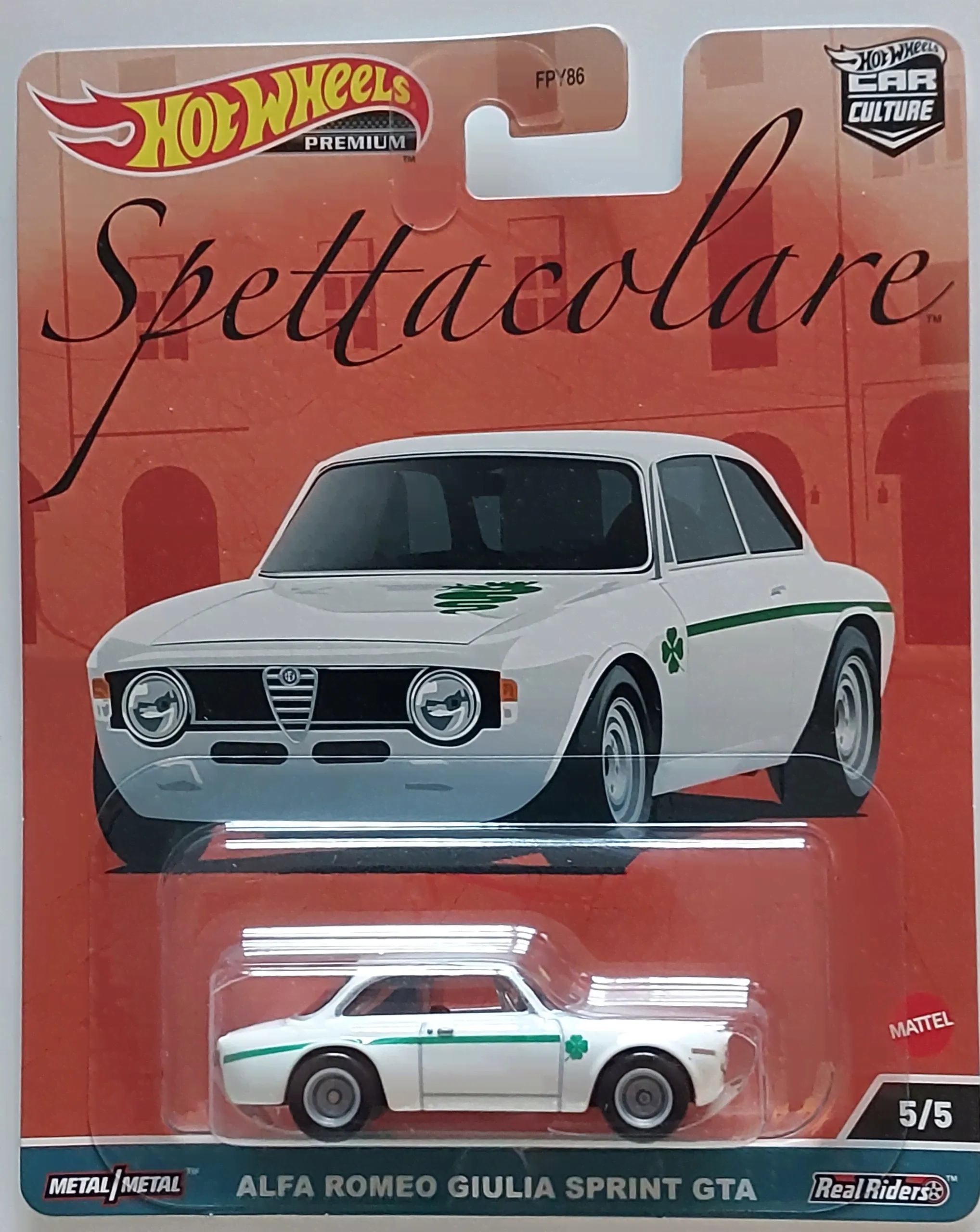 HOT WHEELS ALFA ROMEO GIULIA SPRINT GTA-0