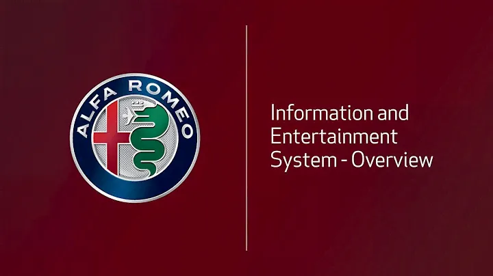 Information and Entertainment System - Overview | How To | 2021 Alfa Romeo Stelvio