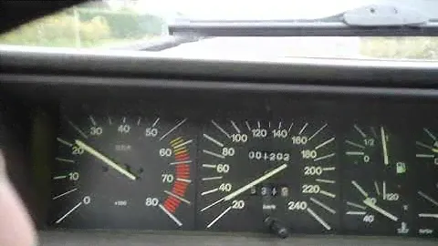 Alfa Romeo 75 Turbo accelerazione 0-100kmh