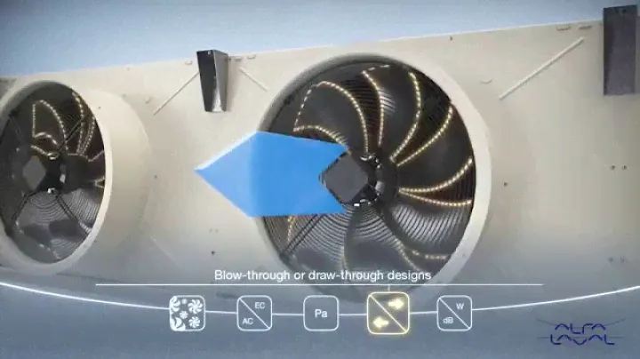 Alfa Laval воздухоохладители, испарители для холодильных камер и складов