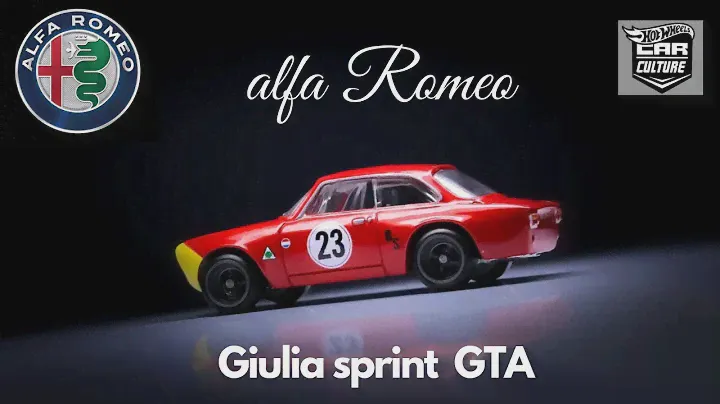 Alfa Romeo Giulia Sprint GTA | unboxing and review | hotwheels car culture [4K]