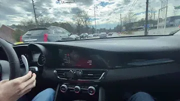Alfa Romeo Giulia Ti Sport 2.0 with Muffler Delete Acceleration