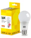 Лампа LED ALFA A60 груша 10Вт 230В 3000К E27 (6шт) IEK