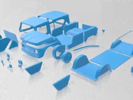 Alfa Romeo 33 Stradale 1968 Printable Car 3D Print Model