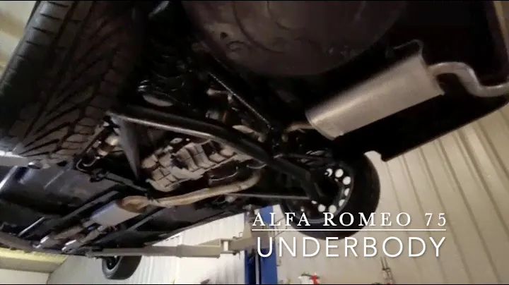 Alfa Romeo 75 - completed project  - underbody