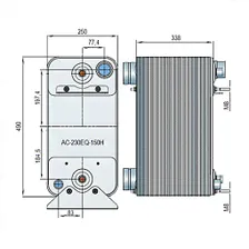 Паяный теплообменник Alfa Laval AC-230EQ-150H-F