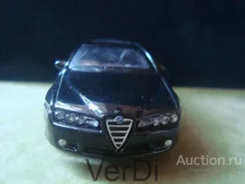 модель 1:43 АЛЬФА РОМЕО черный автомобиль Alfa Romeo Bburago машинки игрушки игры автомодель