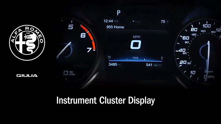 Instrument Cluster Display | How To | 2019 Alfa Romeo Giulia