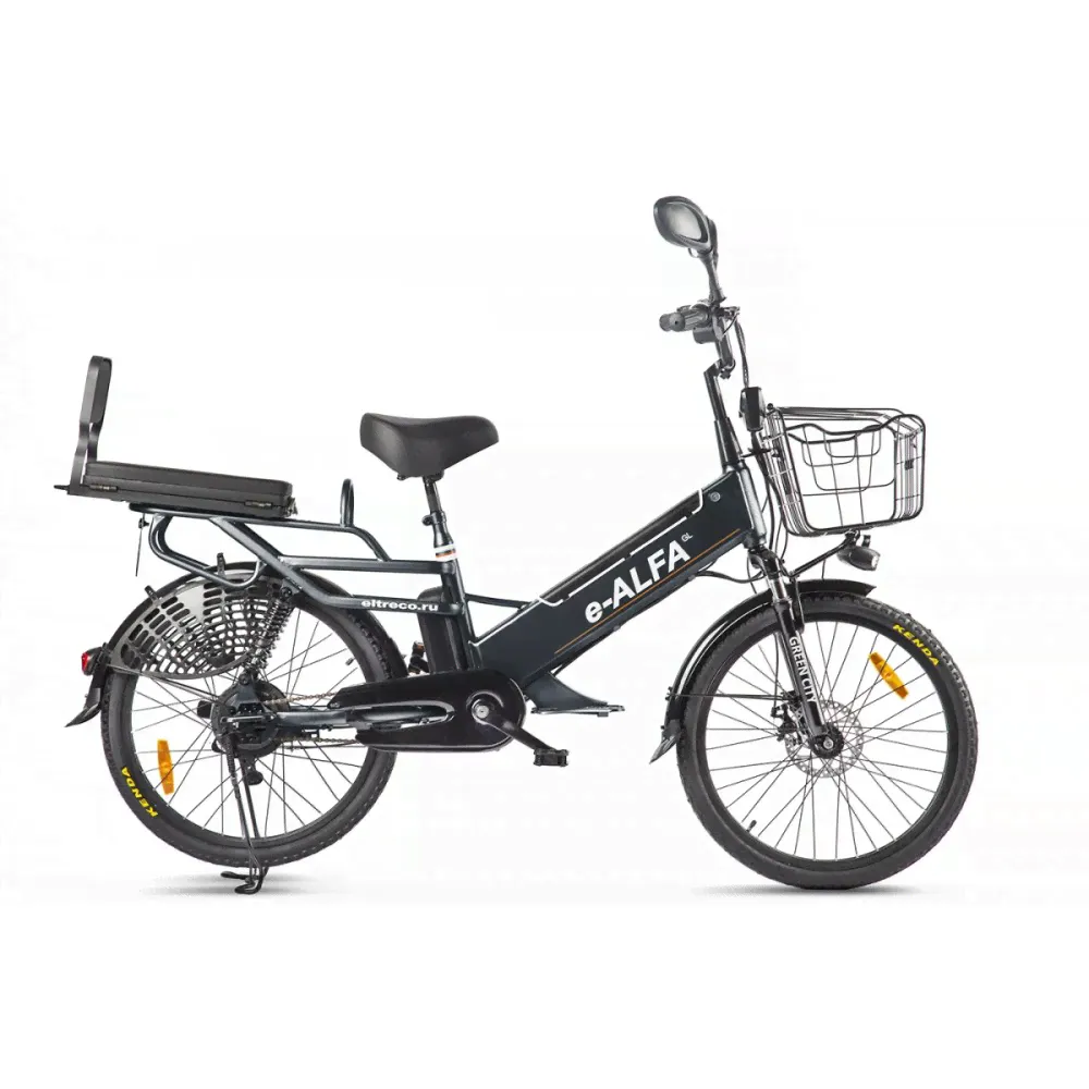 Электровелосипед Eltreco GREEN CITY e-ALFA GL 12,5 Ah-0