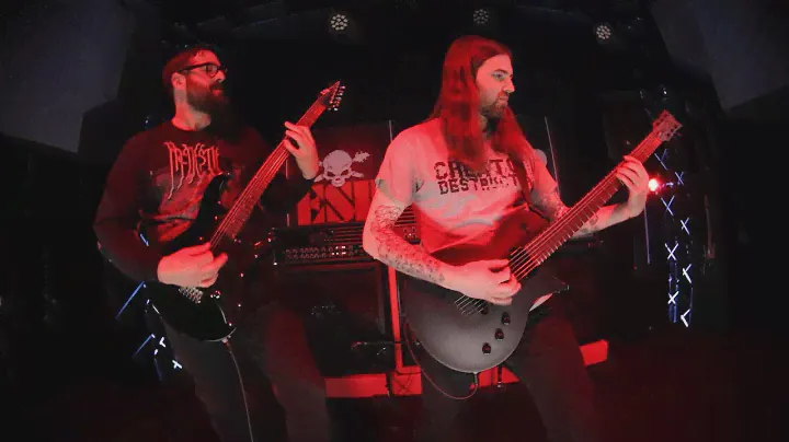 ESP Guitars: LTD Deluxe EC-1000 Baritone & SN-1 HT Baritone Demo by Cameron Stucky & Ben Murray