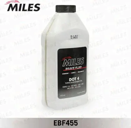 Тормозная жидкость Miles для Alfa Romeo 147 I 2001-2010. Артикул EBF455