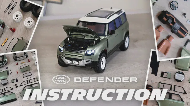 Land Rover Defender - 3D printed RC car || Assembly instructions