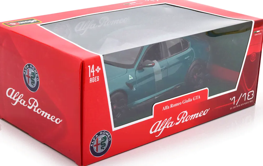 Масштабная модель Alfa Romeo Giulia GTA 2020 зеленый лучшая цена!-2