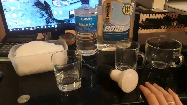 Дистиллированная вода. Проверка.