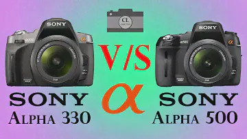 Sony Alpha 330 vs Sony Alpha 500