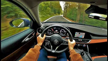 Alfa Romeo GIULIA 2.0 200cv Super | POV Mountain Drive