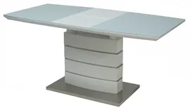 Стол ALFA 120 GLASS Белый