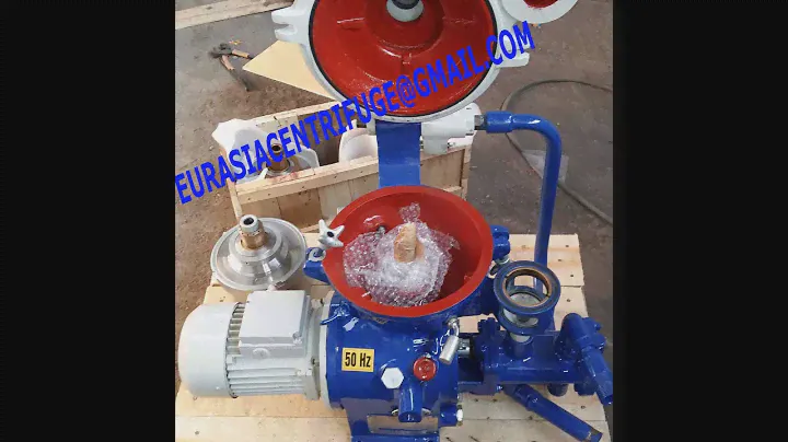 Reconditioned alfa Laval oil purifier, separator operation, testing video