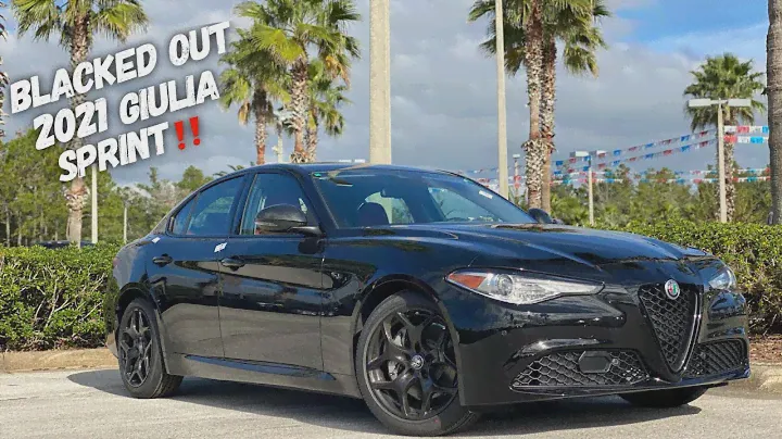 Alfa Romeo Giulia Sprint 2021 года лучше в ЧЕРНОМ цвете!