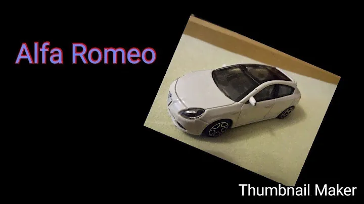 Alfa Romeo Giulietta от Burago в 1:43 масштабе.
