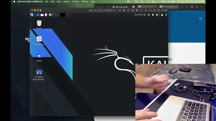 Как установить ALFA Wifi AWUS036ACH на процессор Kali Linux ARM на M1 Macbook Pro