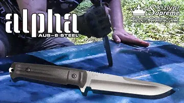 "Лесные тесты" нож Alpha Aus-8 S от Kizlyar Supreme