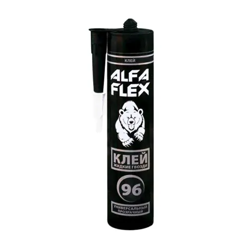 Жидкие гвозди универсальные 280мл прозрачные ALFA Flex 96-0