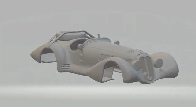 Alfa romeo 8c 1938 3D Print Model-4