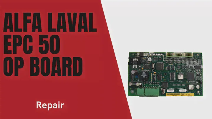 Alfa Laval EPC 50 OP Board (1) Repair