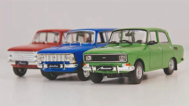 Советские машинки Москвич от Deagostini. Масштабные коллекционные модели 1:43