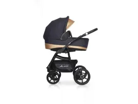 Коляска 3 в 1 Riko Basic Alfa Ecco графит/песочный
