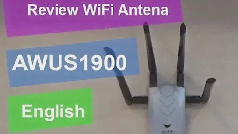 🔻🔻(English) 🔻Review ALFA Network AWUS1900 AC1900 🔻 WiFi USB Adapter 🔻 Long Range 🔻 USB Cable🔻