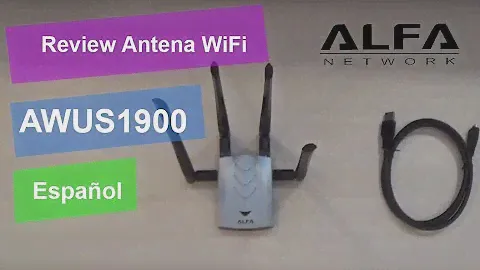 Review antena WiFi Dual AWUS1900 Alfa Network