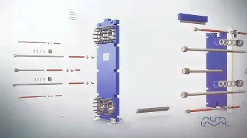 Montaje intercambiador de calor de placas - Alfa Laval