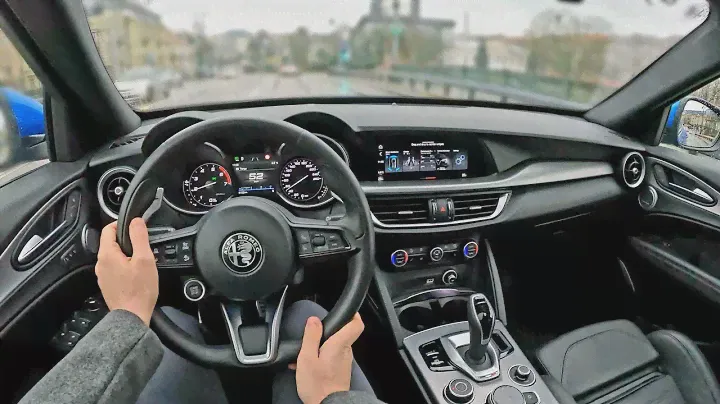 2022 Alfa Romeo Stelvio Q4 [ Veloce ] 2.0l 280HP AWD | POV Test Drive in rainy day