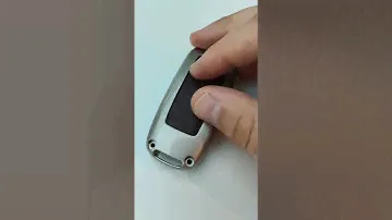 Volkswagen key fob case. Metal and leather. Nice makeover.