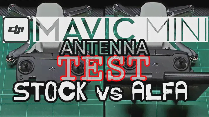 DJI MAVIC MINI: RANGE TEST - STOCK VS ALFA APA M25 ANTENNA