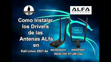 Como instalar los drivers de las antenas ALFA AWUS036AC y AWUS036ACH en Kali Linux 2021.4a