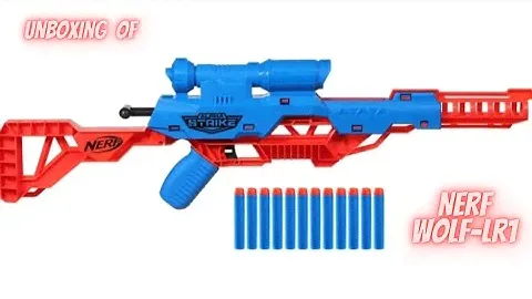 unboxing of nerf alpha strike wolf-lr1