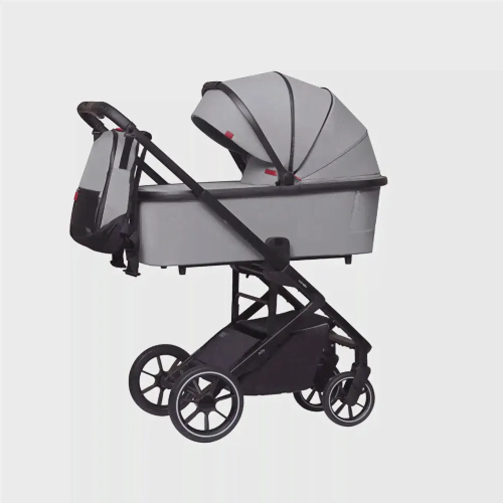 Коляска 2 в 1 Carrello Alfa CRL-6507 / 2023, Cloud Grey (Серый)