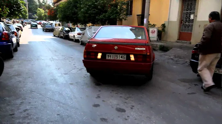 Alfa Romeo 75 3.0 V6 24v startup