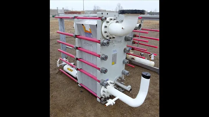 Used- Alfa-Laval Plate Exchanger, 831 Square Feet, Model M15-BWFD- Stock # 49290005