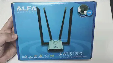 2022 UNBOXING ALFA AWUS1900 AC1900 TAIWAN 60FPS